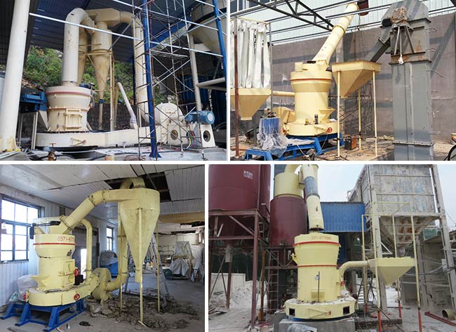 325目石英砂粉磨粉機(jī)作業(yè)現(xiàn)場(chǎng)