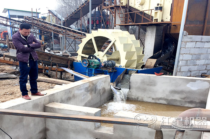 洗沙機(jī)用戶現(xiàn)場