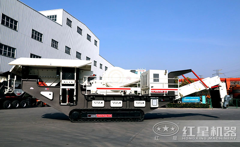 履帶鄂破移動(dòng)破碎站