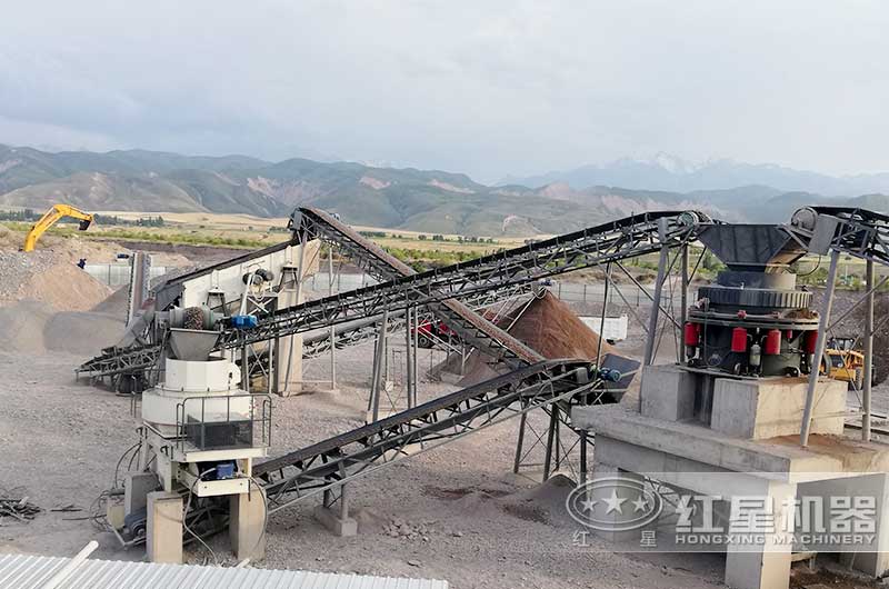 鄂破+圓錐破+制砂機(jī)現(xiàn)場(chǎng)