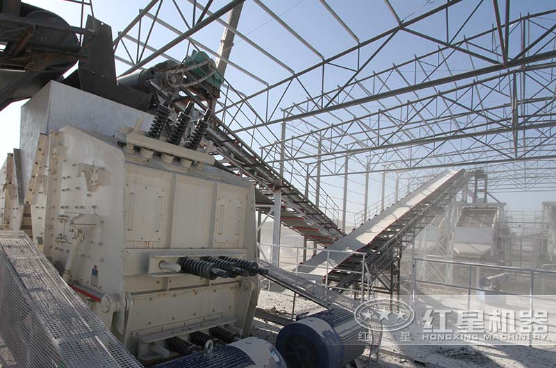 每小時(shí)加工500噸軟物料生產(chǎn)現(xiàn)場(chǎng)